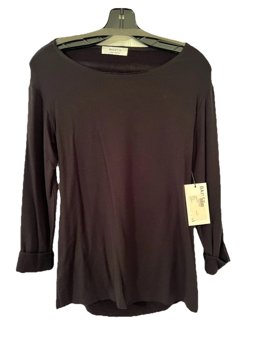 Bailey 44 Black Sombreros 3/4 Sleeve Sweatshirt XS NWT